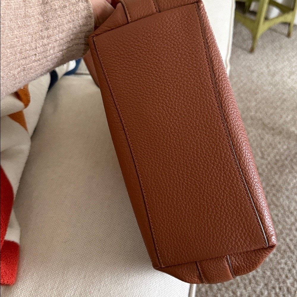 Coach Chestnut Leather Shoulder Bag - Picture 4 of 6
